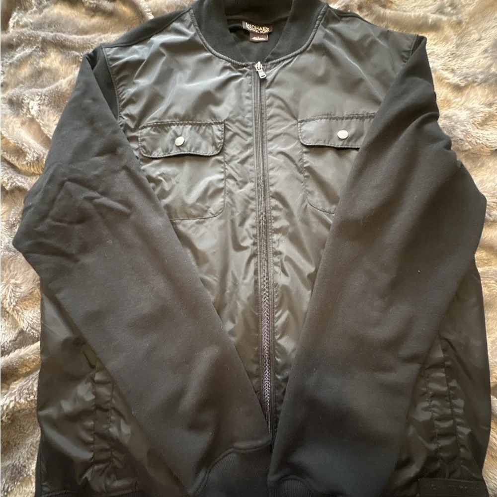 Michael Kors Black Bomber Jacket
